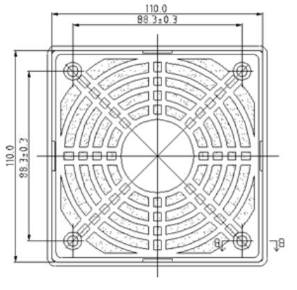 11CM防尘网